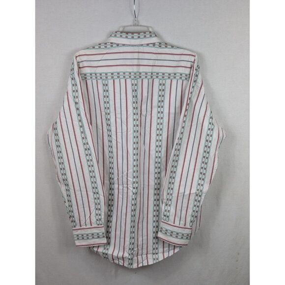 Robert Graham Aztec Design Flip Cuff Button Up Shirt Men's Size XL - Picture 13 of 16